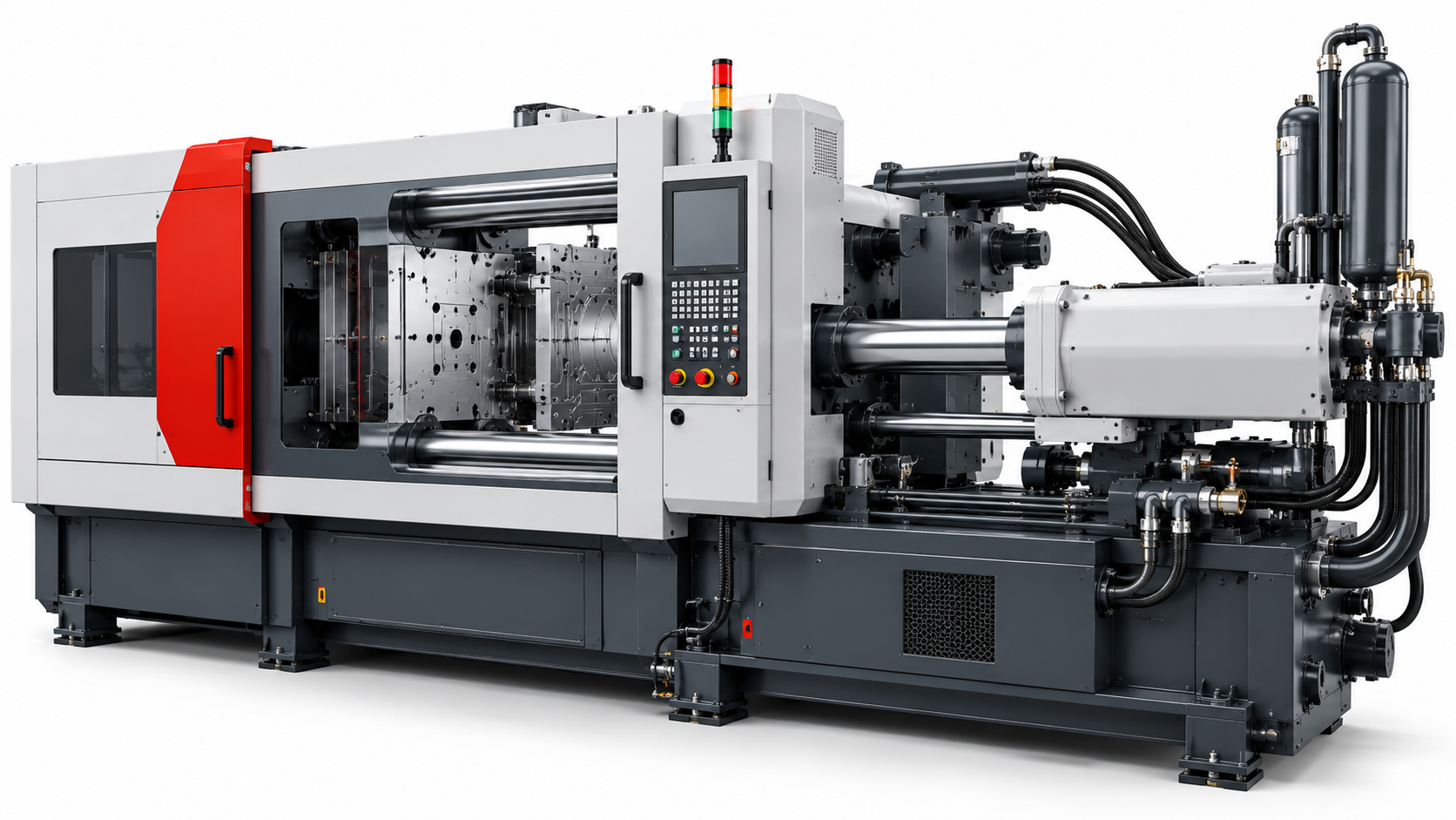 Mesin HPDC dengan shot sleeve dan sistem injeksi molten metal